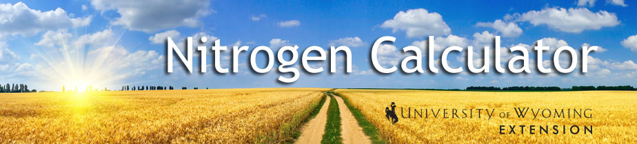 UW Extension Nitrogen Calculator